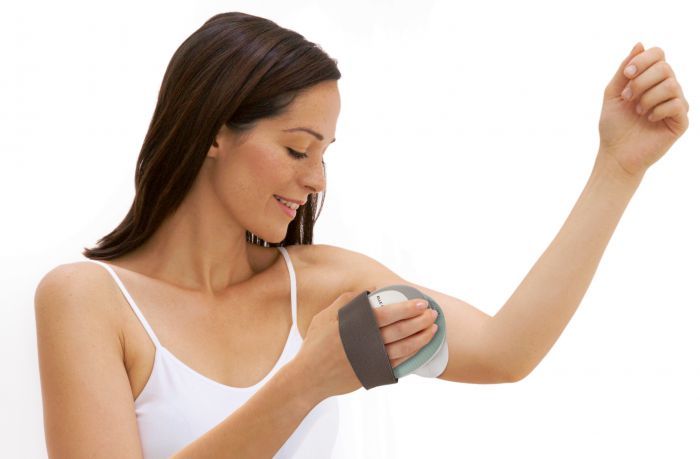 Массажер антицеллюлитный перкусионный с подогревом, регулировкой интенсивности и 3 насадками для тела, ягодиц, ног, рук и живота SPA Cellulite