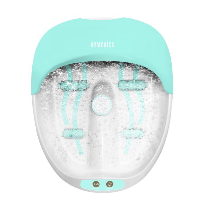 Массажная ванночка с вибромассажем, магнитотерапией, массажными роликами и пемзовыми насадками Luxury Foot Spa