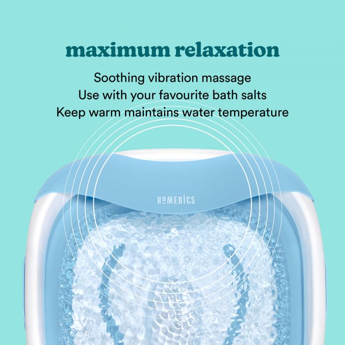 Массажная ванночка складная с вибромассажем и брызгозащитным козырьком Foldaway Luxury Foot Spa