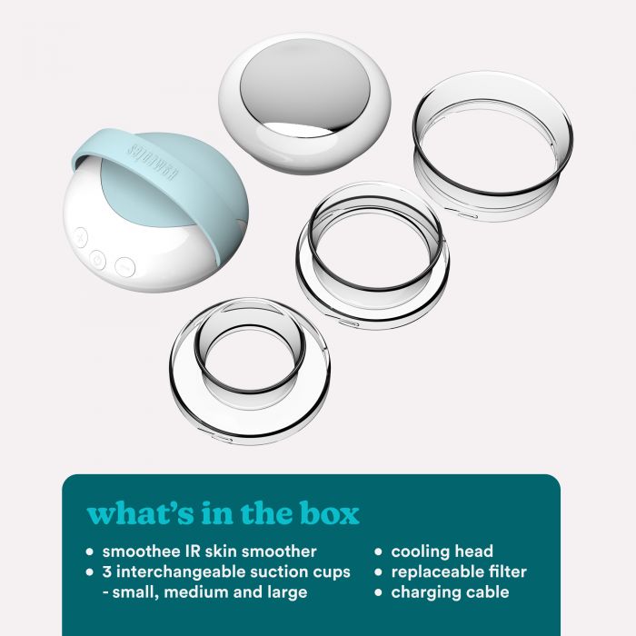 Массажер антицеллюлитный вакуумный с прогреванием и охлаждением для тела, ягодиц, ног, рук, живота Smoothee IR