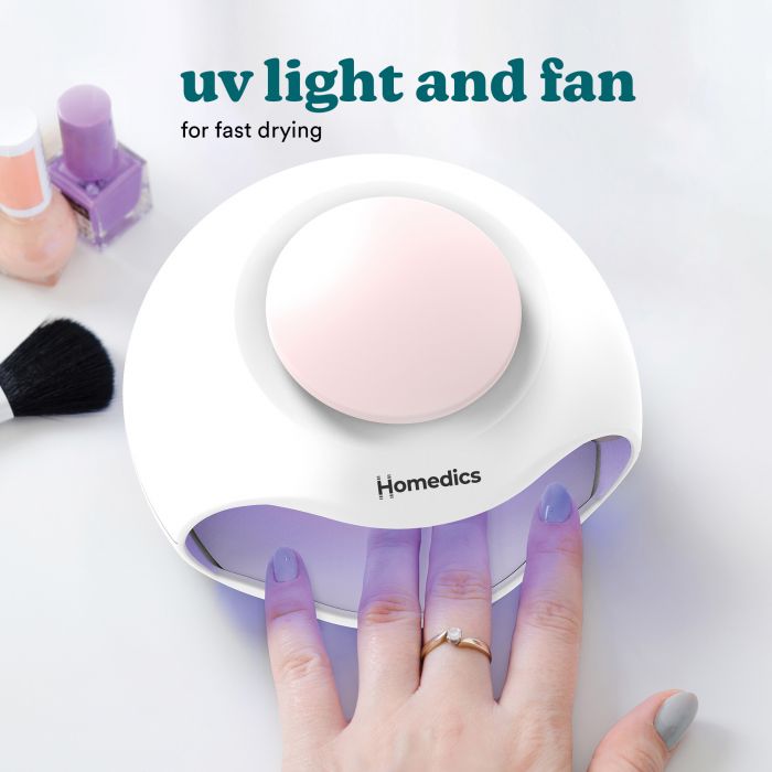 Портативная УФ лампа для полимеризации гель-лаков и акрила Nail Polish Dryer 2-in-1