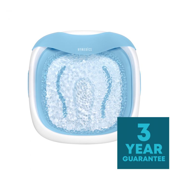 Массажная ванночка складная с вибромассажем и брызгозащитным козырьком Foldaway Luxury Foot Spa