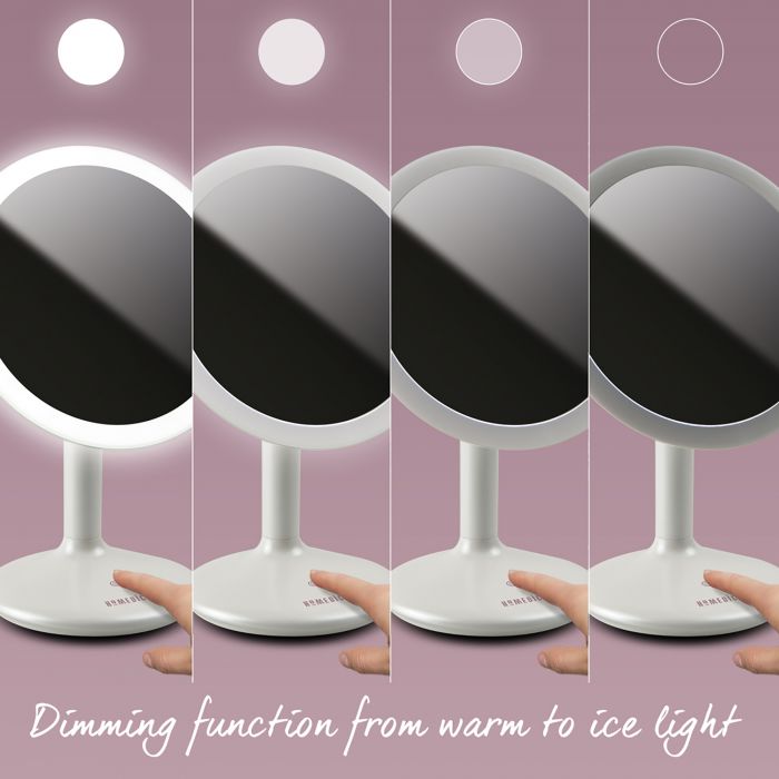 Косметическое зеркало сенсорное с 5х увеличением и регулируемой LED подсветкой Touch&Glow