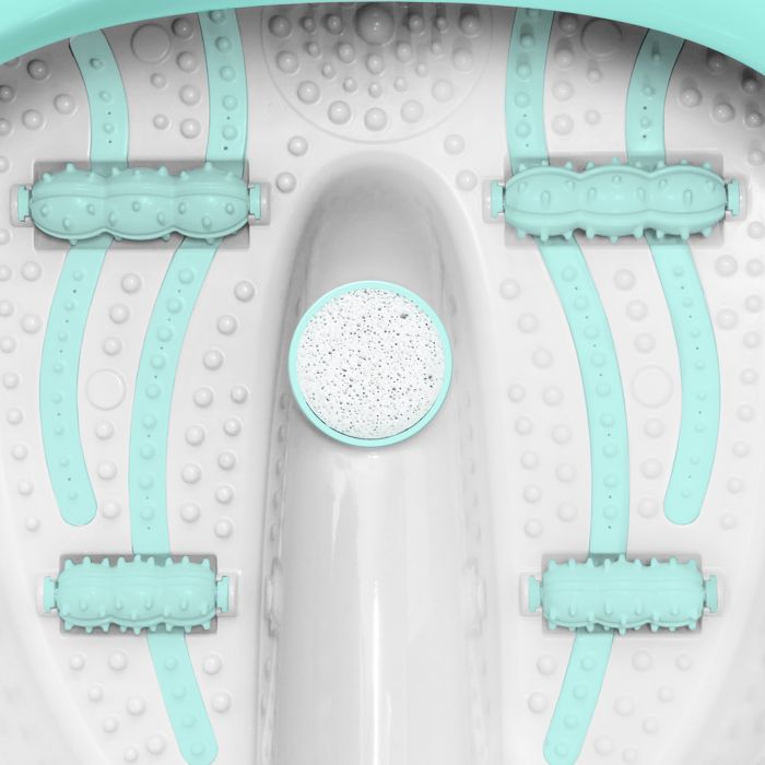 Массажная ванночка с вибромассажем, магнитотерапией, массажными роликами и пемзовыми насадками Luxury Foot Spa