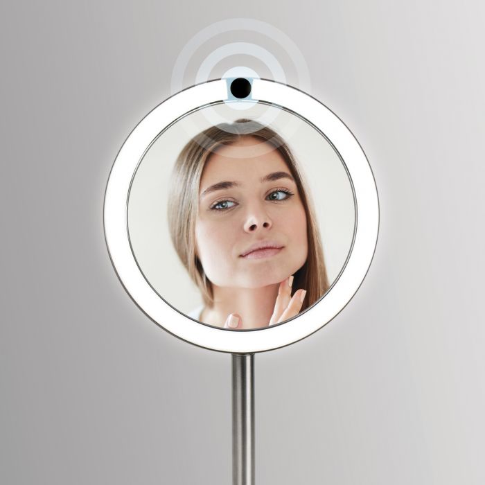 Косметическое зеркало с датчиком движения, 7х увеличением и яркой LED подсветкой Twist Illuminated